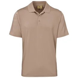 Mens Letaba Golf Shirt - STONE - 3XL
