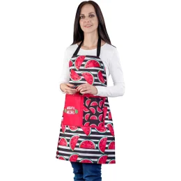 Hoppla Wynberg Front Pocket Apron - BLACK