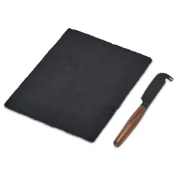Andy Cartwright Clarens Slate Cheese Board Set - BLACK