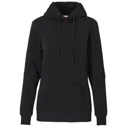Ladies Vital Hooded Sweater - BLACK - XL