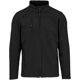 Mens Alex Varga Elysium Softshell Jacket - BLACK - L