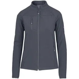 Ladies Alex Varga Elysium Softshell Jacket - CHARCOAL - 4XL