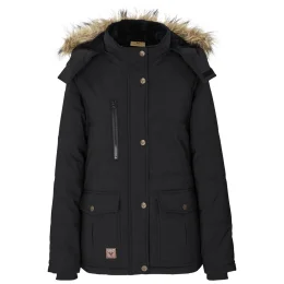 Ladies Cederberg Parka Jacket - BLACK - S
