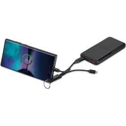 Altitude Furban 4-in-1 Charging Cable with Phone Stand - BLACK
