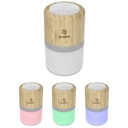 Okiyo Heiwa Bamboo Bluetooth Speaker & Night Light - NATURAL