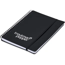 Altitude Noodle A5 Spiral Notebook - BLACK