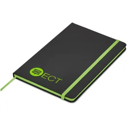 Altitude Sigma A5 Hard Cover Notebook - LIME