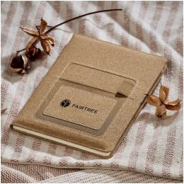 Okiyo Mimasu Cork A5 Hard Cover Notebook - NATURAL