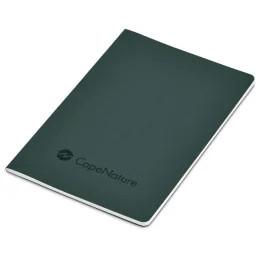 Okiyo Emika FSC Certified Paper A5 Soft Cover Notebook - DARK GREEN