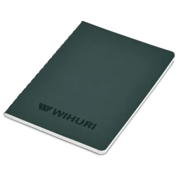 Okiyo Emika FSC Certified Paper A6 Soft Cover Notebook - DARK GREEN