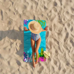 Hoppla Hula Beach Towel - SOLID WHITE