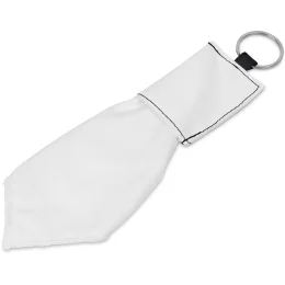 Hoppla Aquila Polyester Keyring Pouch with Cleaning Cloth - BLACK