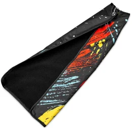 Pre-Printed Sample Hoppla Xander Golf Towel - BLACK