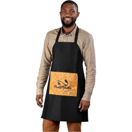 Pre-Printed Sample Hoppla Grillmaster Apron - BLACK