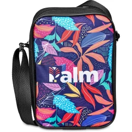 Pre-Printed Sample Hoppla Tourist Crossbody Bag - BLACK
