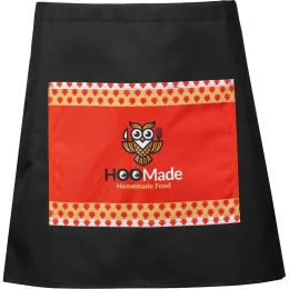 Pre-Production Sample Hoppla Waiters Half Apron - BLACK