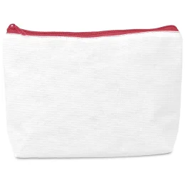 Pre-Production Sample Hoppla Leanne Recycled PET Stitch-Bond Maxi Toiletry Bag - RED