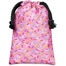 Pre-Production Sample Hoppla Atlantic Mini Polyester Drawstring Pouch - BLACK