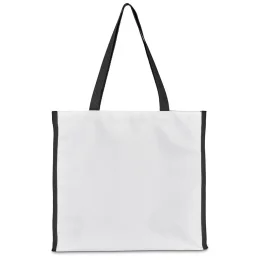 Pre-Production Sample Hoppla Iceland Large Polyester Tote Cooler Bag - BLACK