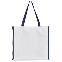 Pre-Production Sample Hoppla Iceland Large Polyester Tote Cooler Bag - NAVY