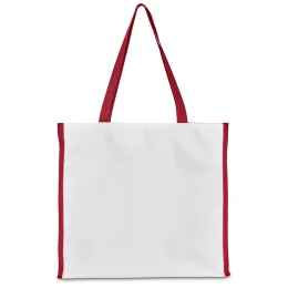 Pre-Production Sample Hoppla Iceland Large Polyester Tote Cooler Bag - RED