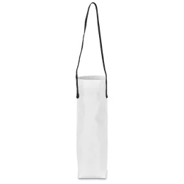 Pre-Production Sample Hoppla Cellaro Polyester Wine Bottle Gift Bag - BLACK