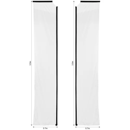 Legend 4m Sublimated Telescopic Double-Sided Flying Banner Skin (Excludes Hardware)