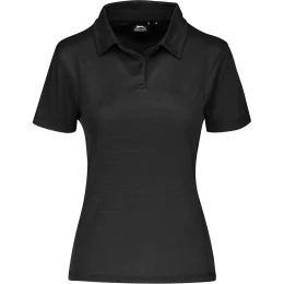 Ladies Hydro Golf Shirt - BLACK - M