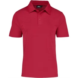 Mens Riviera Golf Shirt - RED - 4XL