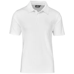Mens Riviera Golf Shirt - WHITE - M