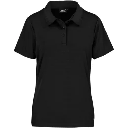 Ladies Riviera Golf Shirt - BLACK - M
