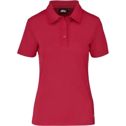 Ladies Riviera Golf Shirt - RED - XL