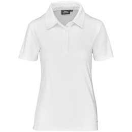 Ladies Riviera Golf Shirt - WHITE - M