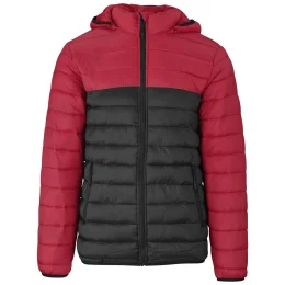 Mens Kyoto Two-Tone Jacket - BLACK RED - 2XL