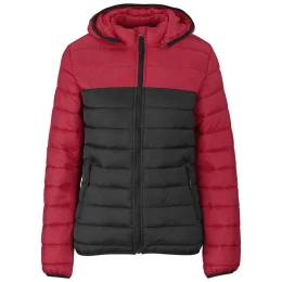 Ladies Kyoto Two-Tone Jacket - BLACK RED - 3XL