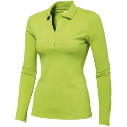 Ladies Long Sleeve Zenith Golf Shirt - LIME - S