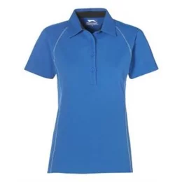 Ladies Victory Golf Shirt - BLUE - M