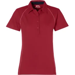 Ladies Victory Golf Shirt - RED - L