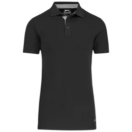 Mens Hacker Golf Shirt - BLACK - XL