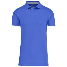 Mens Hacker Golf Shirt - BLUE - 5XL