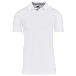 Mens Hacker Golf Shirt - WHITE - L
