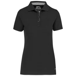 Ladies Hacker Golf Shirt - BLACK - 4XL