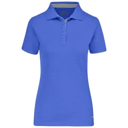 Ladies Hacker Golf Shirt - BLUE - XL