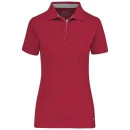 Ladies Hacker Golf Shirt - RED - 2XL
