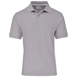 Mens Crest Golf Shirt - GREY - M