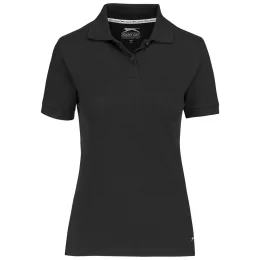 Ladies Crest Golf Shirt - BLACK - 3XL