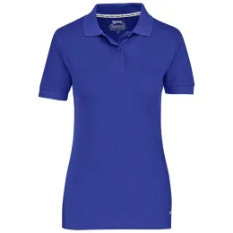 Ladies Crest Golf Shirt - BLUE - M