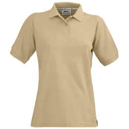 Ladies Crest Golf Shirt - KHAKI - XL