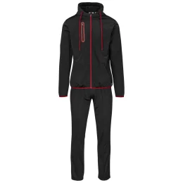 Unisex Slazenger Performance Tracksuit - BLACK - 4XL