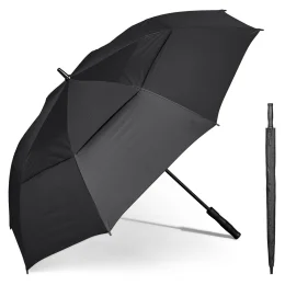 Alex Varga Taranis Auto-Open Golf Umbrella - BLACK